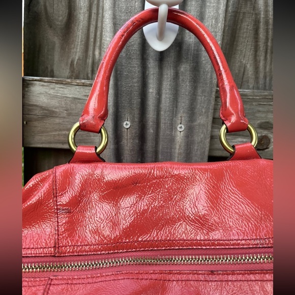 Ltd Ed Large Coach Sabrina Satchel in Coral - Picture 14 of 16